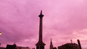 Sunrise at Trafalgar Square